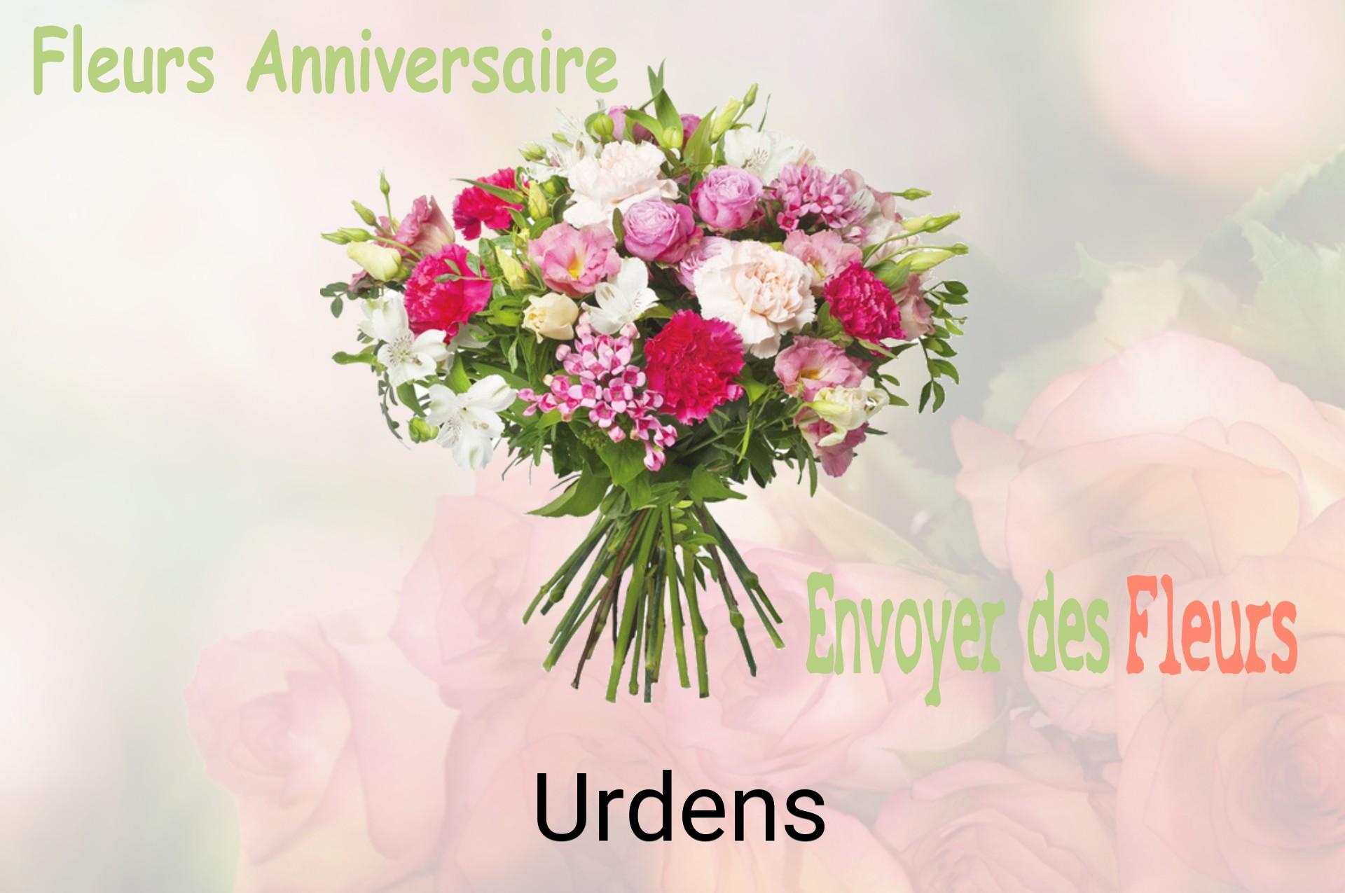 Bouquet de fleurs d’anniversaire livré à Urdens