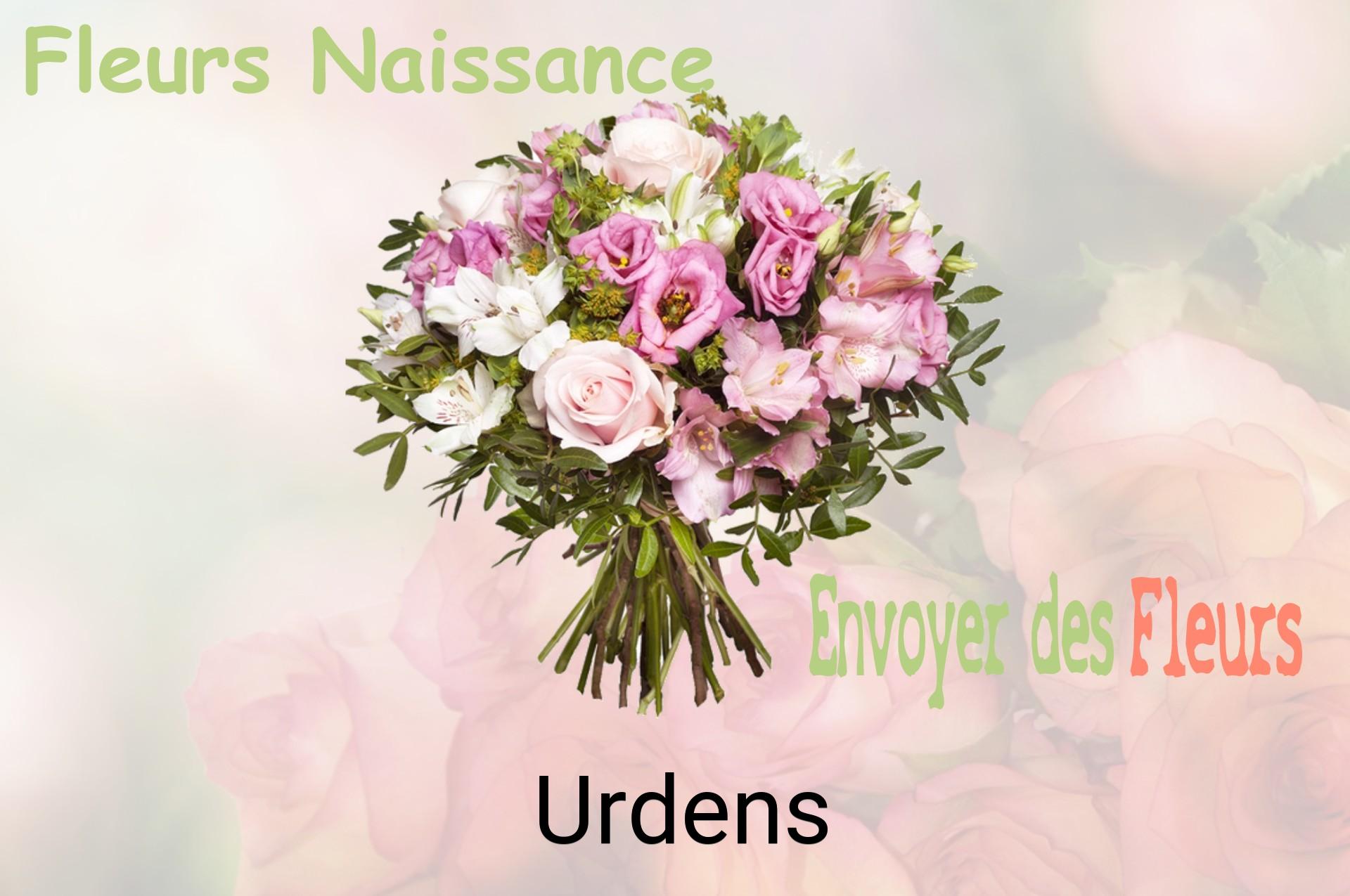Bouquet de fleurs de naissance livré à Urdens